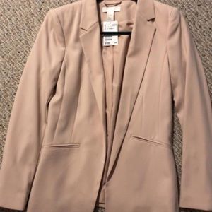 H&M blush colored blazer